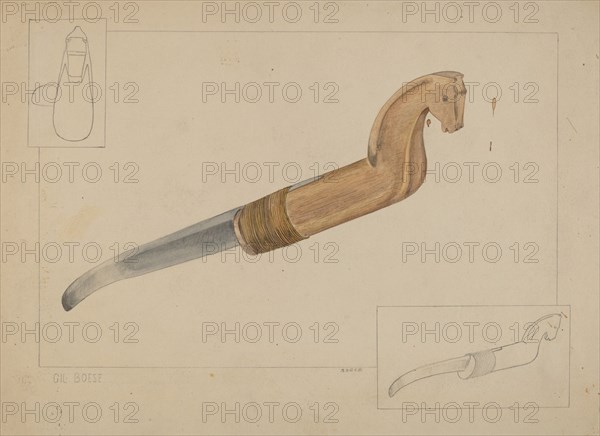 Drawknife, c. 1937.