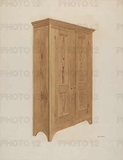 Pine Wardrobe, c. 1941.