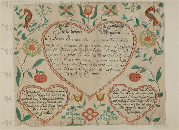 Fraktur, 1935/1942.