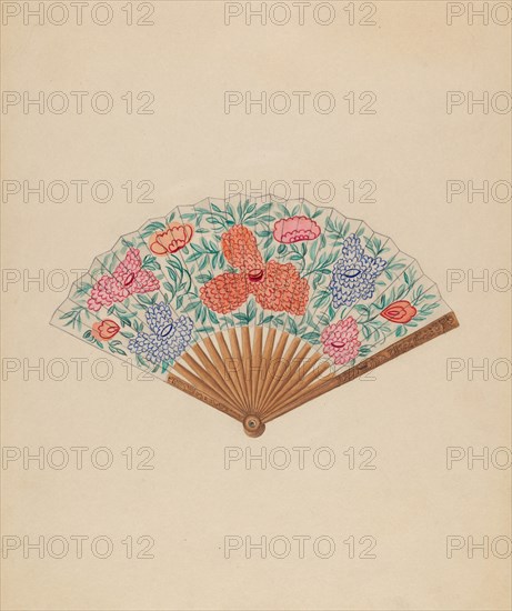 Fan, c. 1936.