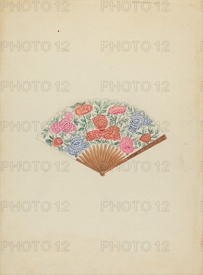 Fan, c. 1940.