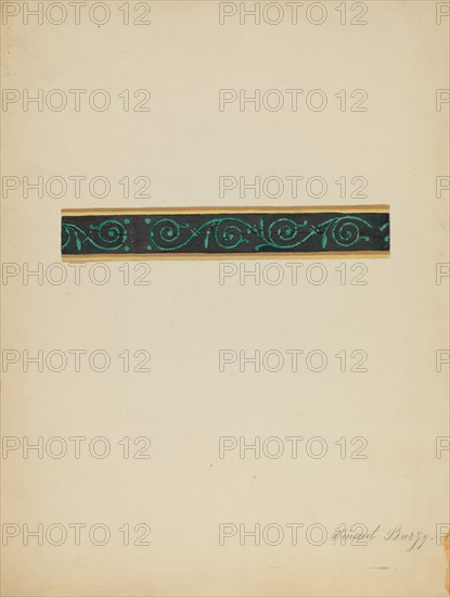 Wall Paper Border, c. 1936.