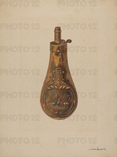 Powder Flask, c. 1936.