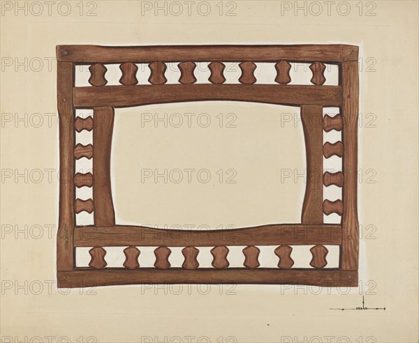 Zoar Picture Frame, c. 1937.