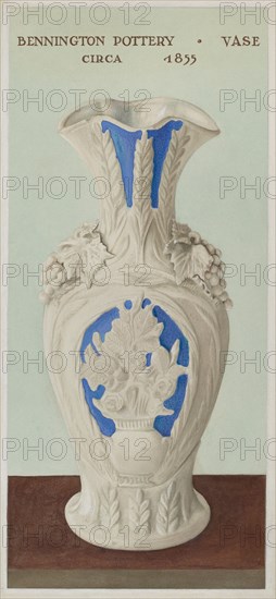 Porcelain Vase, c. 1938.