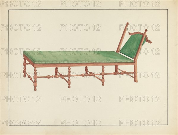 Day Bed, c. 1936.