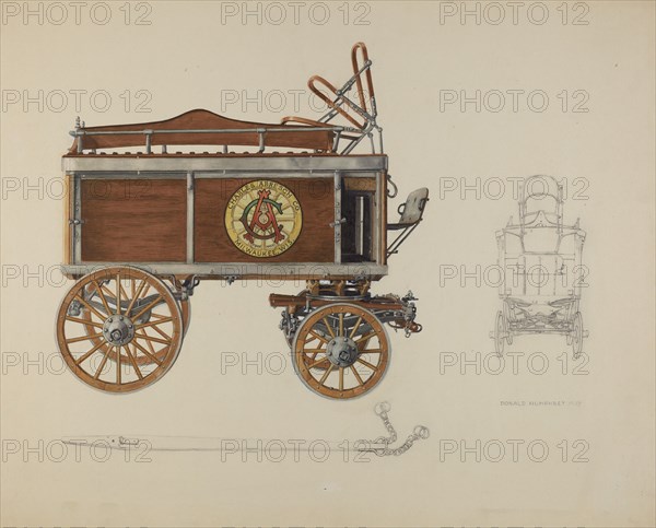 Bottler's Wagon, c. 1937.