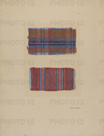 Textile Samples, c. 1938.