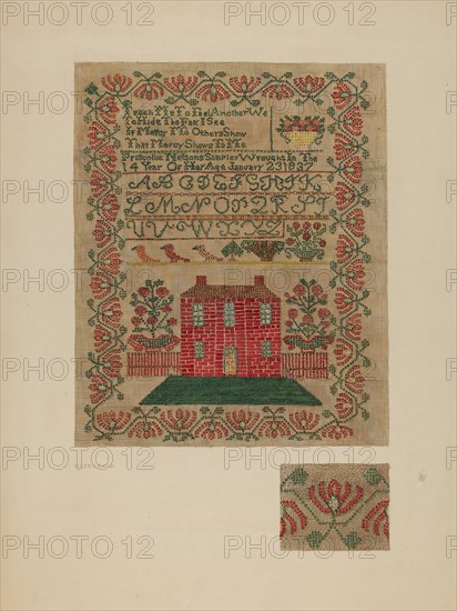 Sampler, c. 1941.