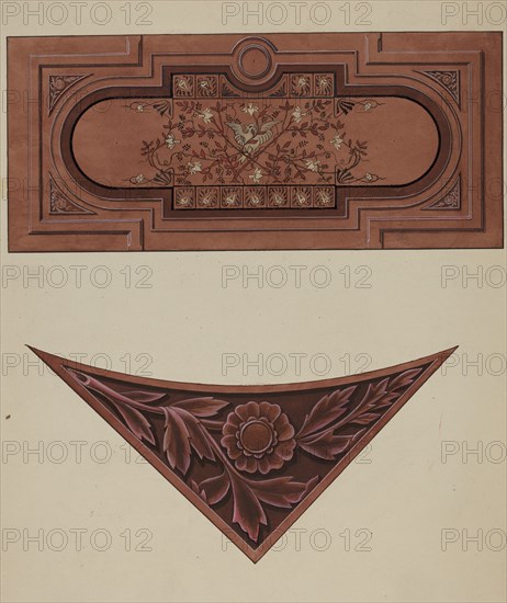 Inlaid Wood Panel, c. 1936.