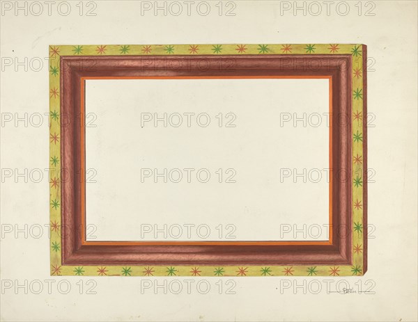 Zoar Picture Frame, c. 1937.