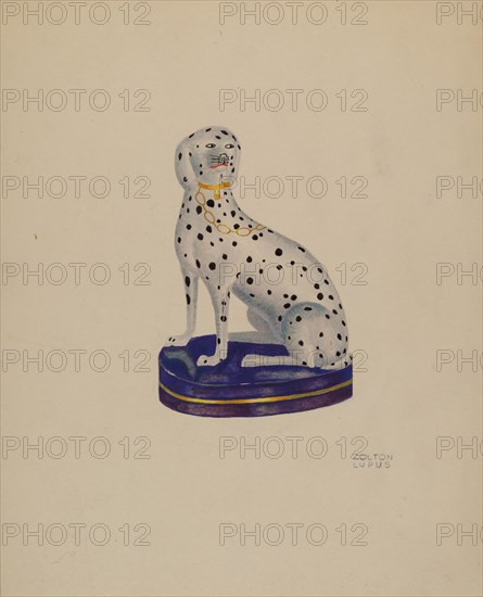 Dog (Mantel Ornament), c. 1938.