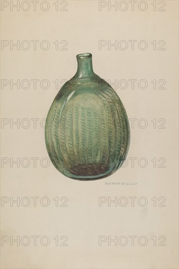 Flask (Swirl), c. 1940.
