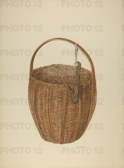 Zoar Apple Basket, c. 1938.