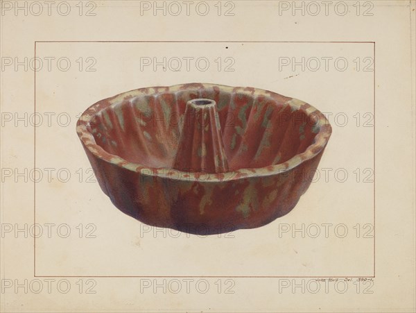 Turk's Head Baking Dish, 1938.