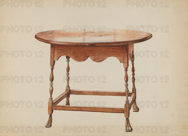 Table, Round Top, c. 1936.