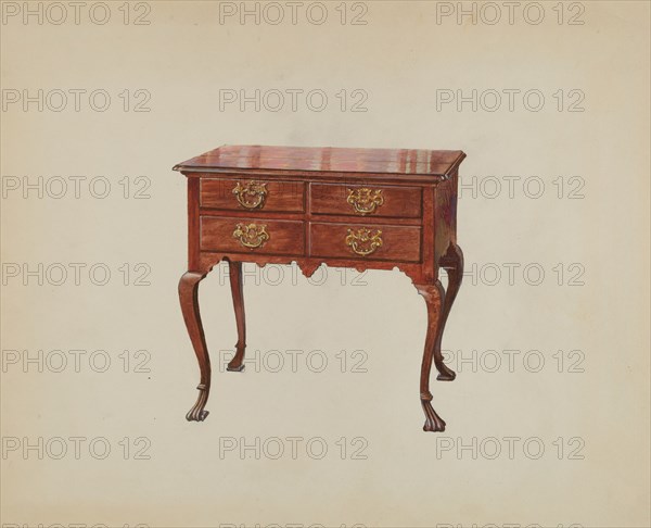 Lowboy, c. 1936.