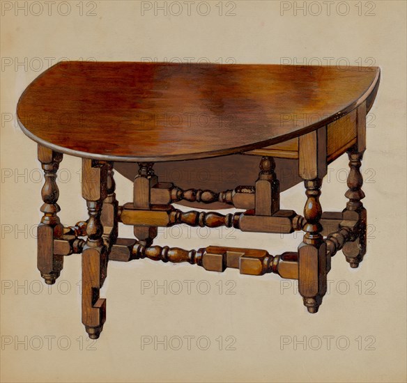 Gate-legged Table, c. 1936.