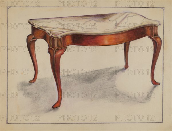 Marble Top Table, 1935/1942.