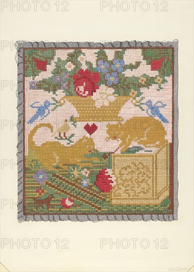 Sampler, c. 1937.