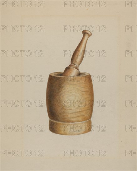 Mortar and Pestle, c. 1936.