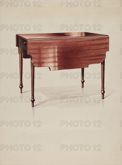 Table, c. 1936.