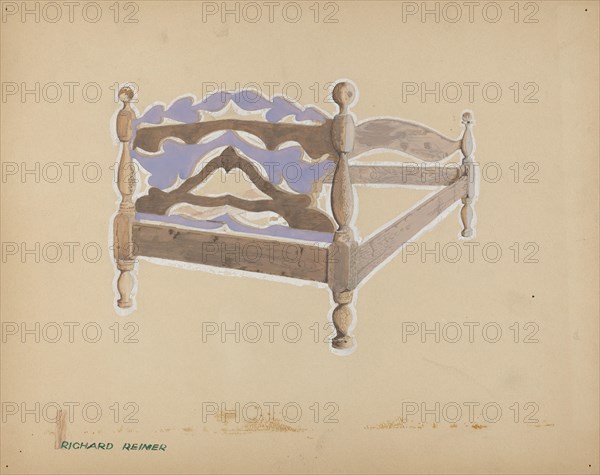 Bed, 1935/1942.