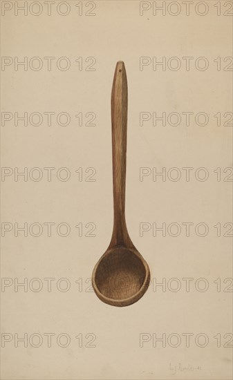 Wooden Ladle, 1941.