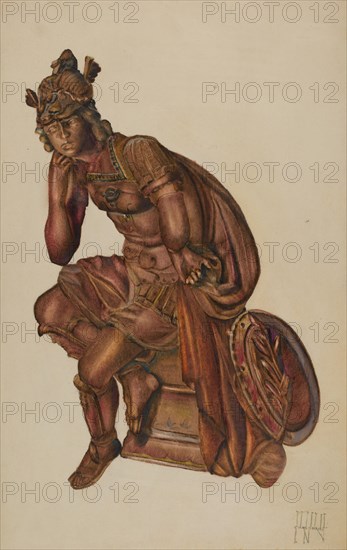 Seated Warrior, c. 1939.