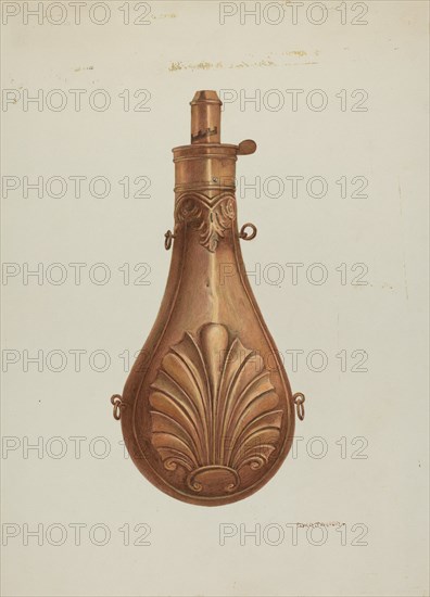 Powder Flask, c. 1940.