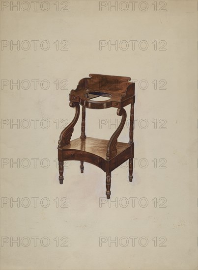 Washstand, c. 1941.