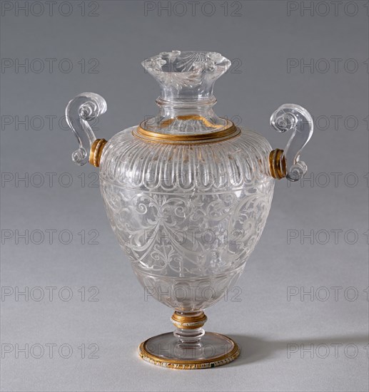 Vase with Two Handles, c. 1600 (vase); 19th century (handles).