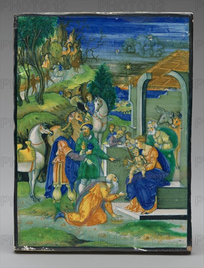 Panel with the Adoration of the Magi, c. 1525.