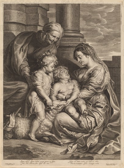 The Virgin and Child with Saint Anne and Saint John.