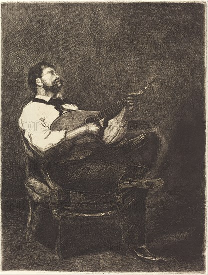 Guitar Player (Joueur de Guitare), 1861.