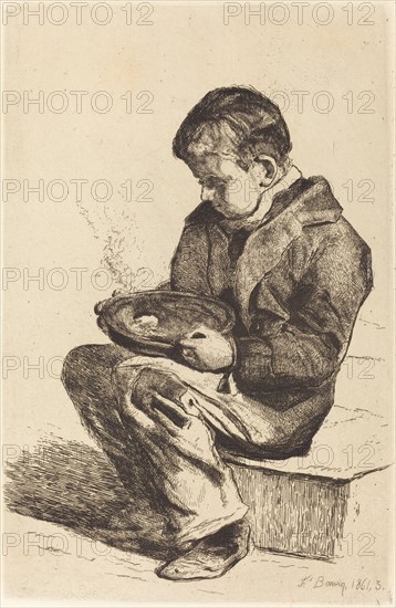 Boy Eating Soup (Enfant mangeant sa soupe), 1861.