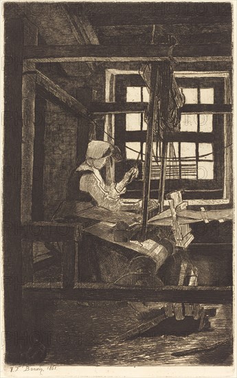 The Weaver (La Tisserande), 1861.