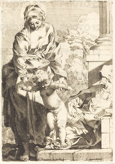 Virgin and Child Trampling on Sin, 1640s.