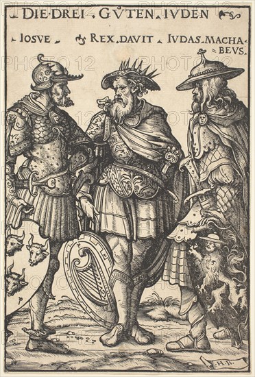 Joshua, David and Judas Maccabaeus, 1516.