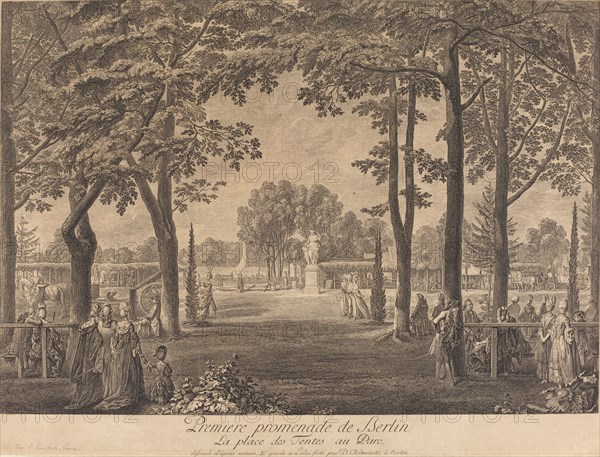 Premiere promenade de Berlin, 1772.