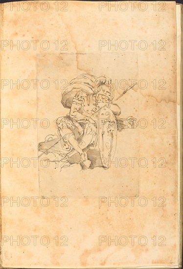 Print from Drawing Book, c. 1610/1620.