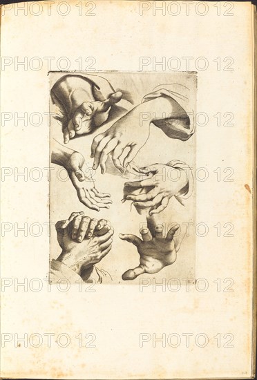 Print from Drawing Book, c. 1610/1620.