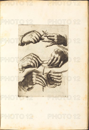 Print from Drawing Book, c. 1610/1620.