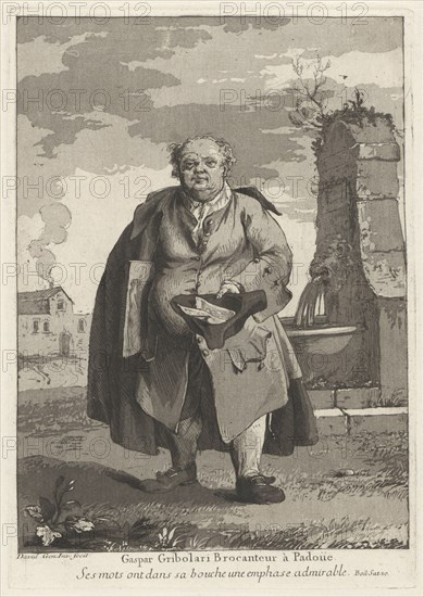 Gaspar Gribolari brocanteur à Padoue (Gaspar Gribolari, Second-Hand Dealer in Padua), 1775.
