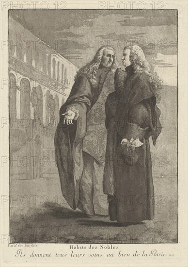 Habits des nobles (Dress of the Noblemen), 1775.