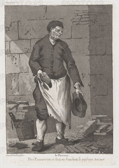 Le Paveur (The Road Paver), 1775.