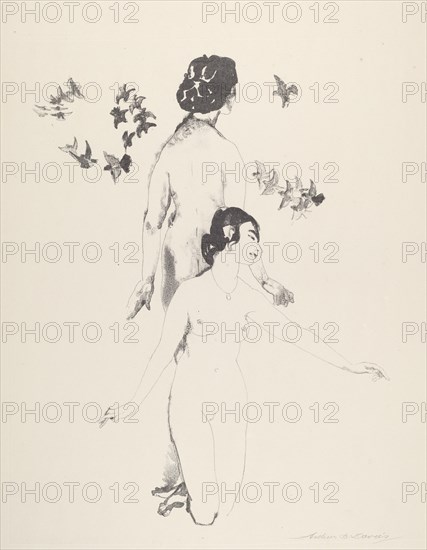 Circling Doves, 1921.