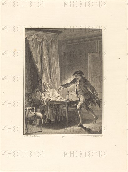 Ah! Jeune homme à ton bienfaiteur, 1774.