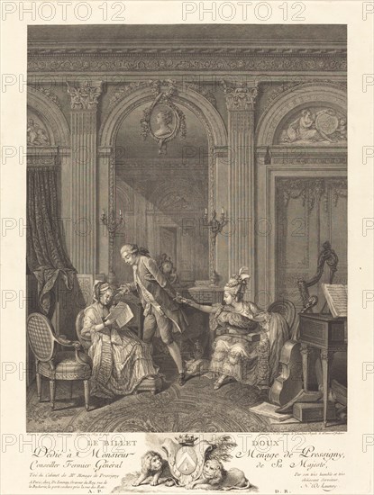 Le Billet doux, 1778.