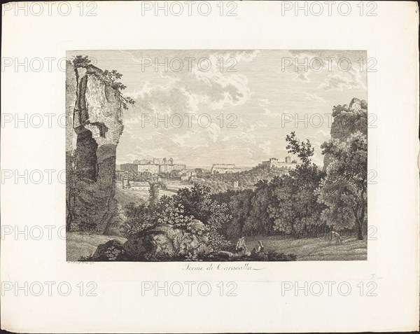 Terme di Caracalla, 1793.